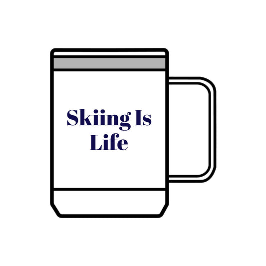 Skiing Is Life Coffee Mug Tumbler, 15oz