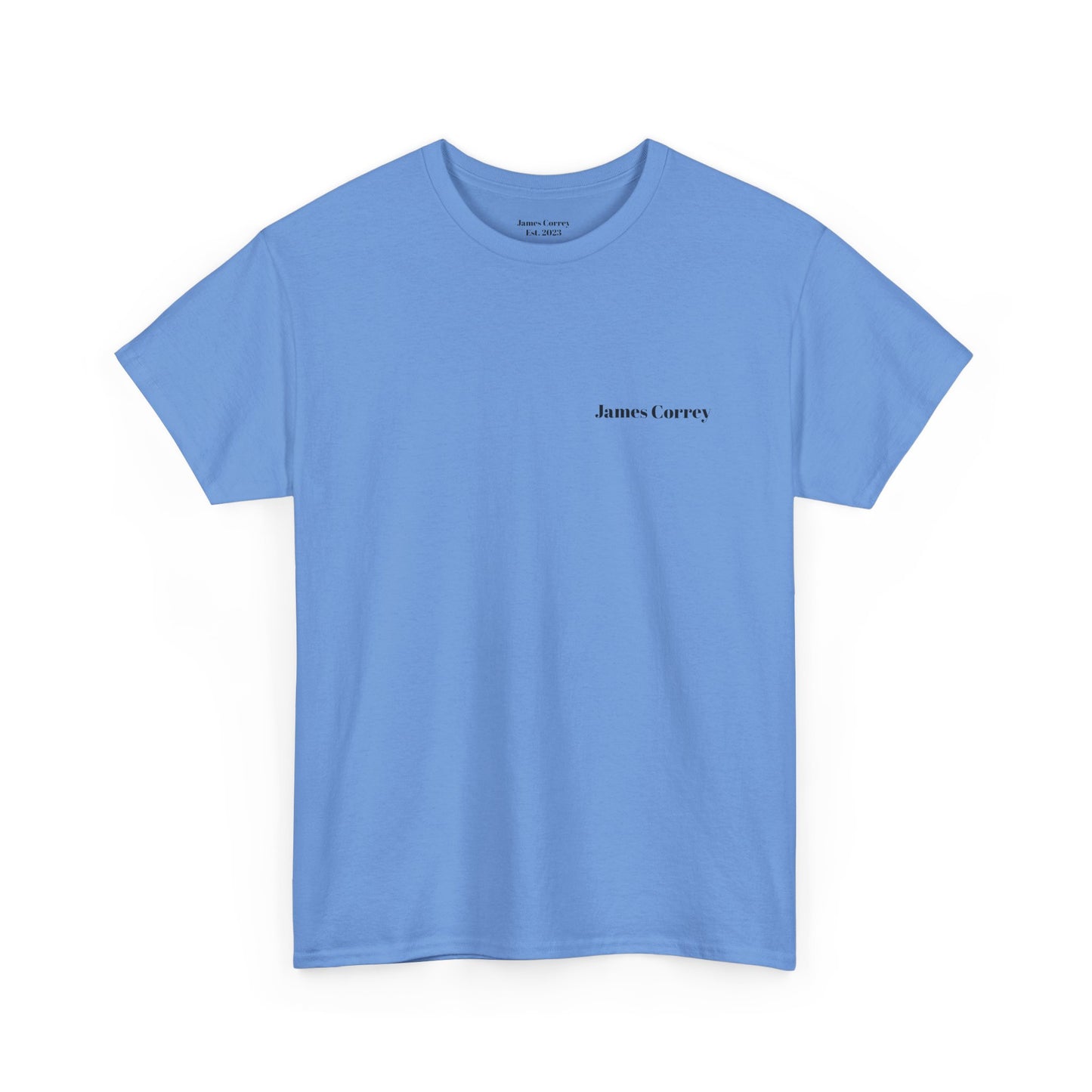 God First Adventure Second Tee Carolina Blue